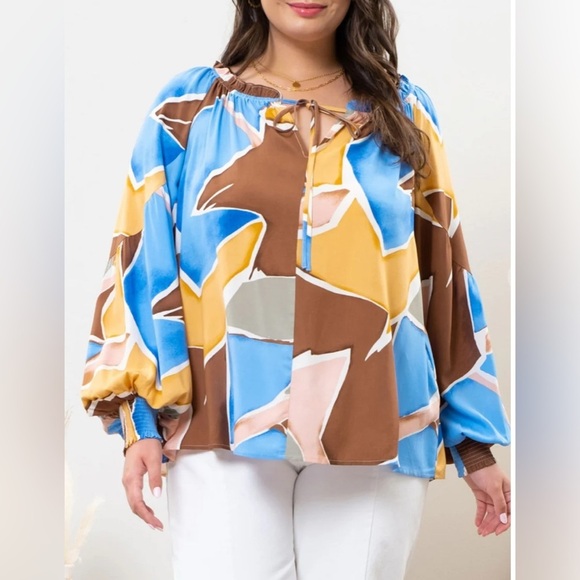 Perch by Blu-Pepper Peasant Blouse - Picture 1 of 11